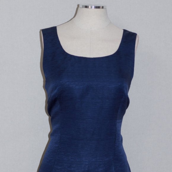 Adrianna Papell Silk Linen Dress - Picture 9 of 11